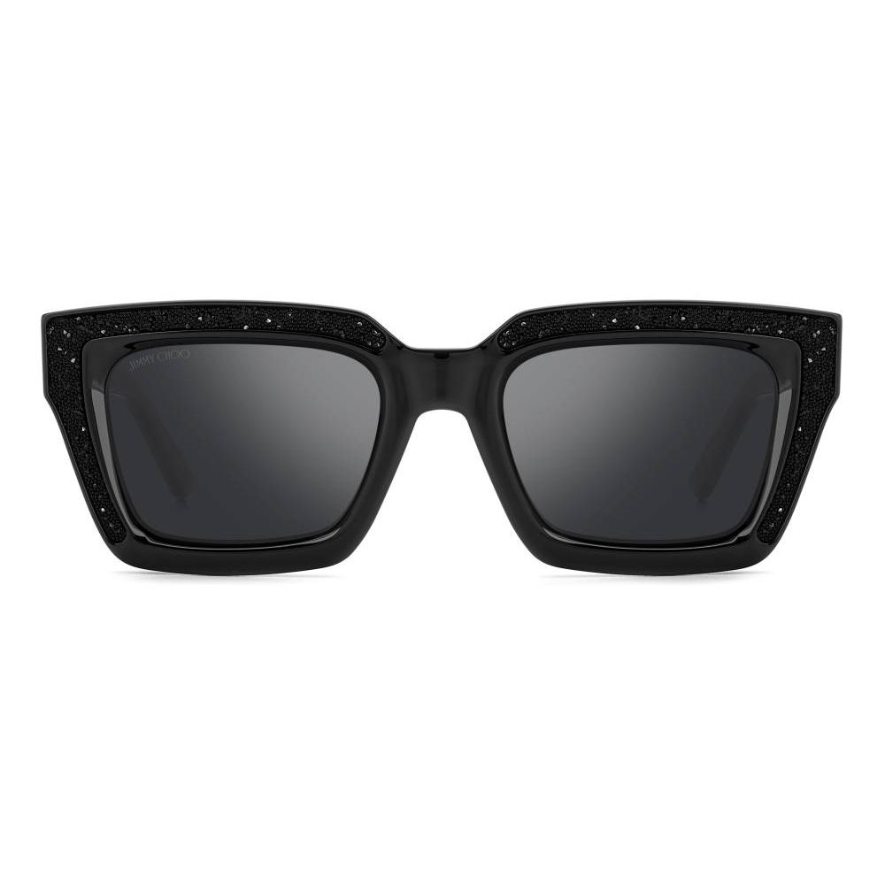 Jimmy Choo Schwarze Kunstharz-Sonnenbrille