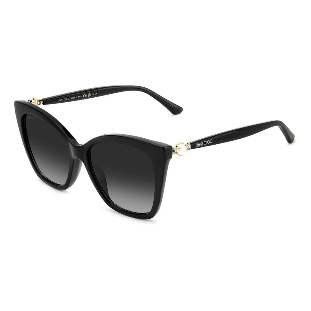 Jimmy Choo Schwarze Acetat-Sonnenbrille