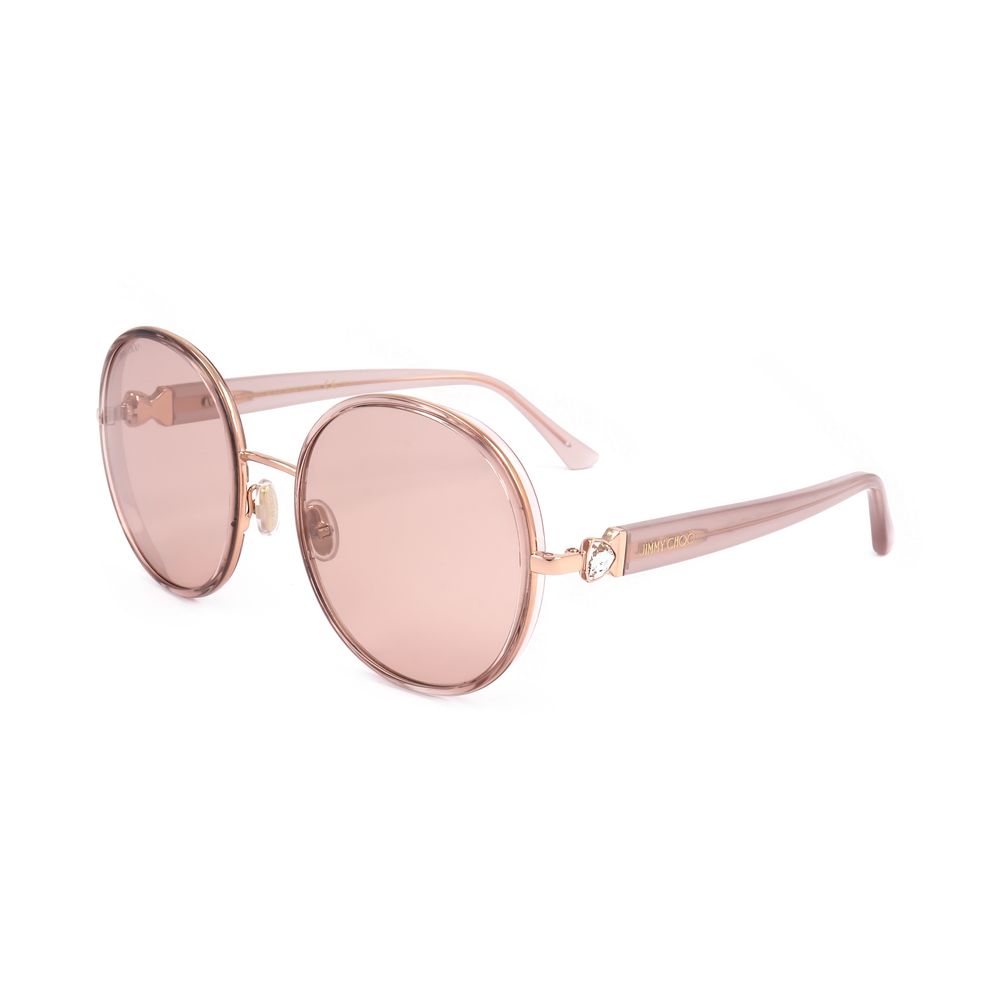 Jimmy Choo Goldene Metall-Sonnenbrille