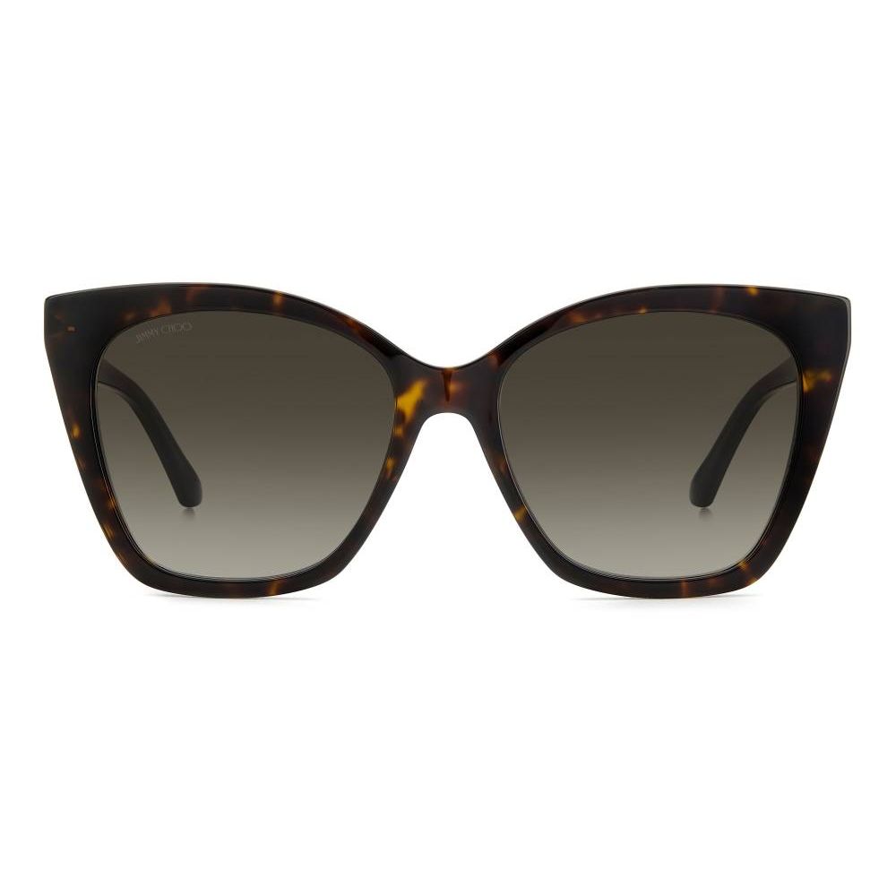 Jimmy Choo Braune Acetat-Sonnenbrille