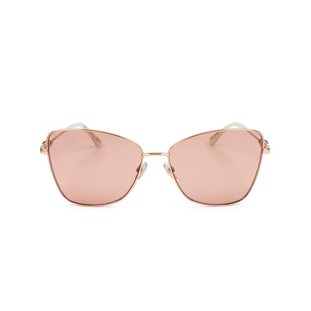 Jimmy Choo Goldene Metall-Sonnenbrille