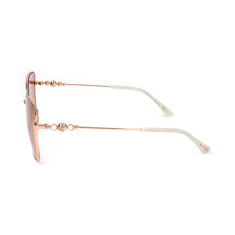 Jimmy Choo Goldene Metall-Sonnenbrille