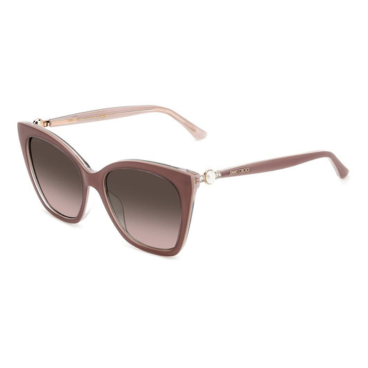 Jimmy Choo Rosa Acetat-Sonnenbrille