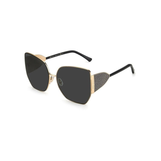 Jimmy Choo Goldene Metall-Sonnenbrille