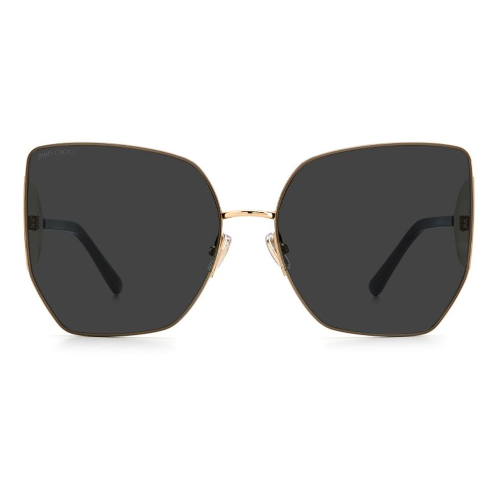 Jimmy Choo Goldene Metall-Sonnenbrille