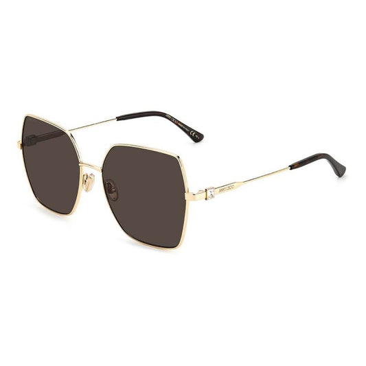 Jimmy Choo Goldene Metall-Sonnenbrille