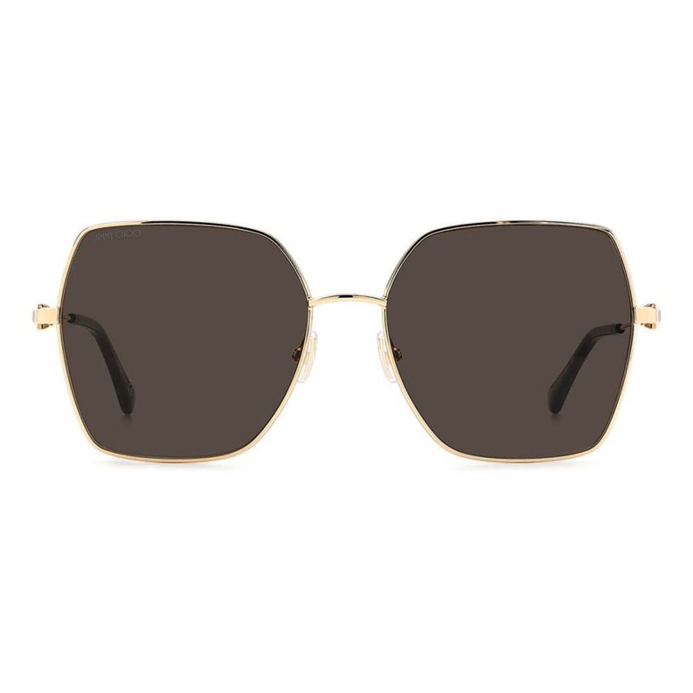 Jimmy Choo Goldene Metall-Sonnenbrille