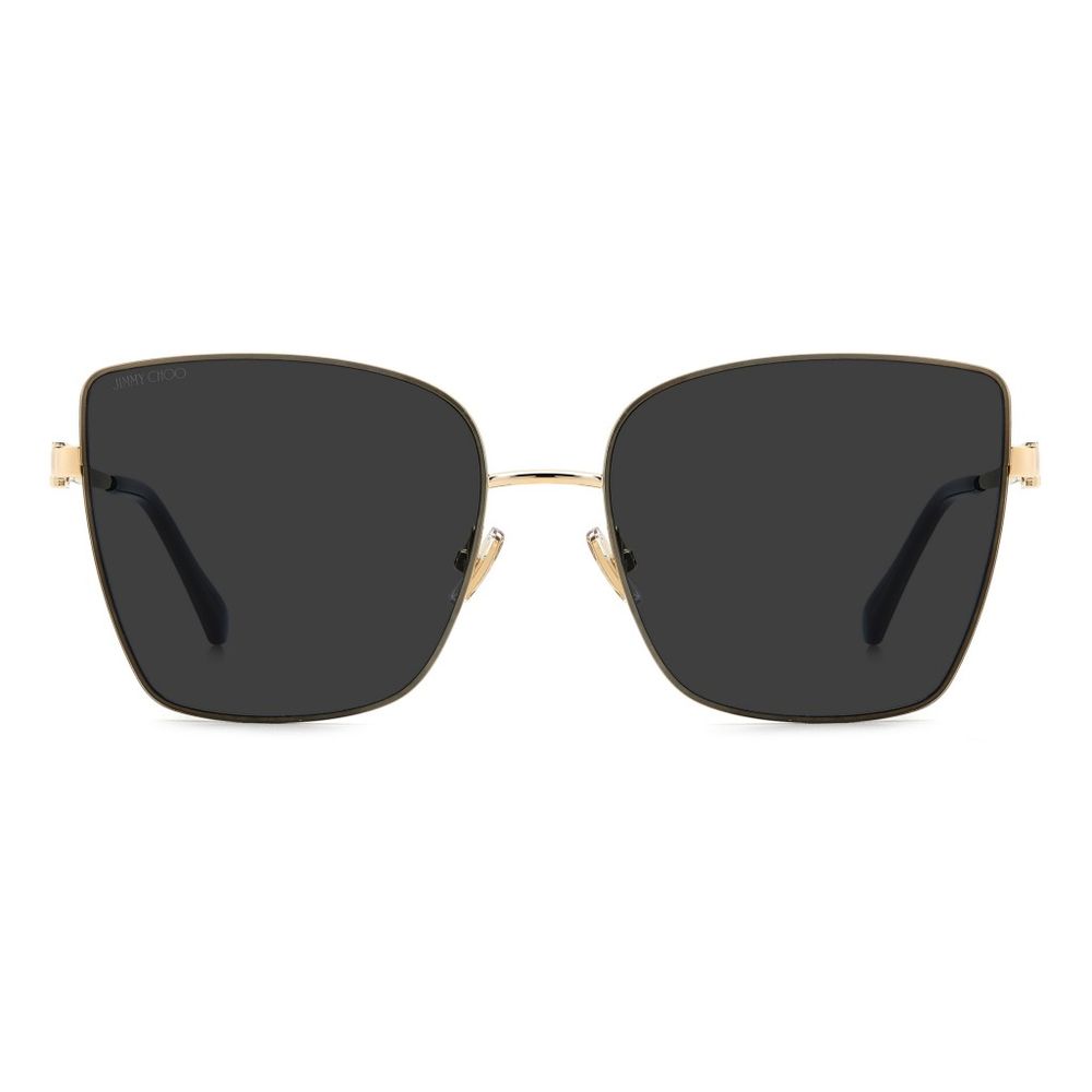 Jimmy Choo Goldene Metall-Sonnenbrille