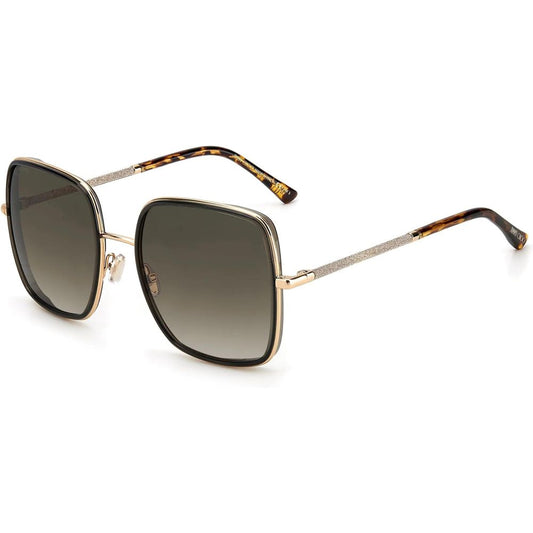 Jimmy Choo Goldene Metall-Sonnenbrille