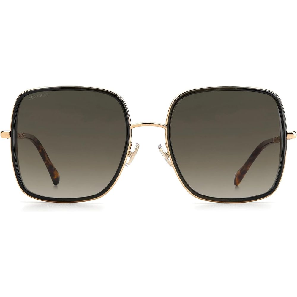 Jimmy Choo Goldene Metall-Sonnenbrille