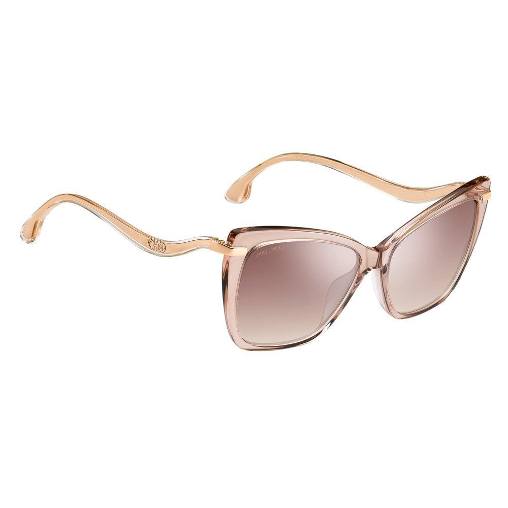 Jimmy Choo Beige Acetat-Sonnenbrille