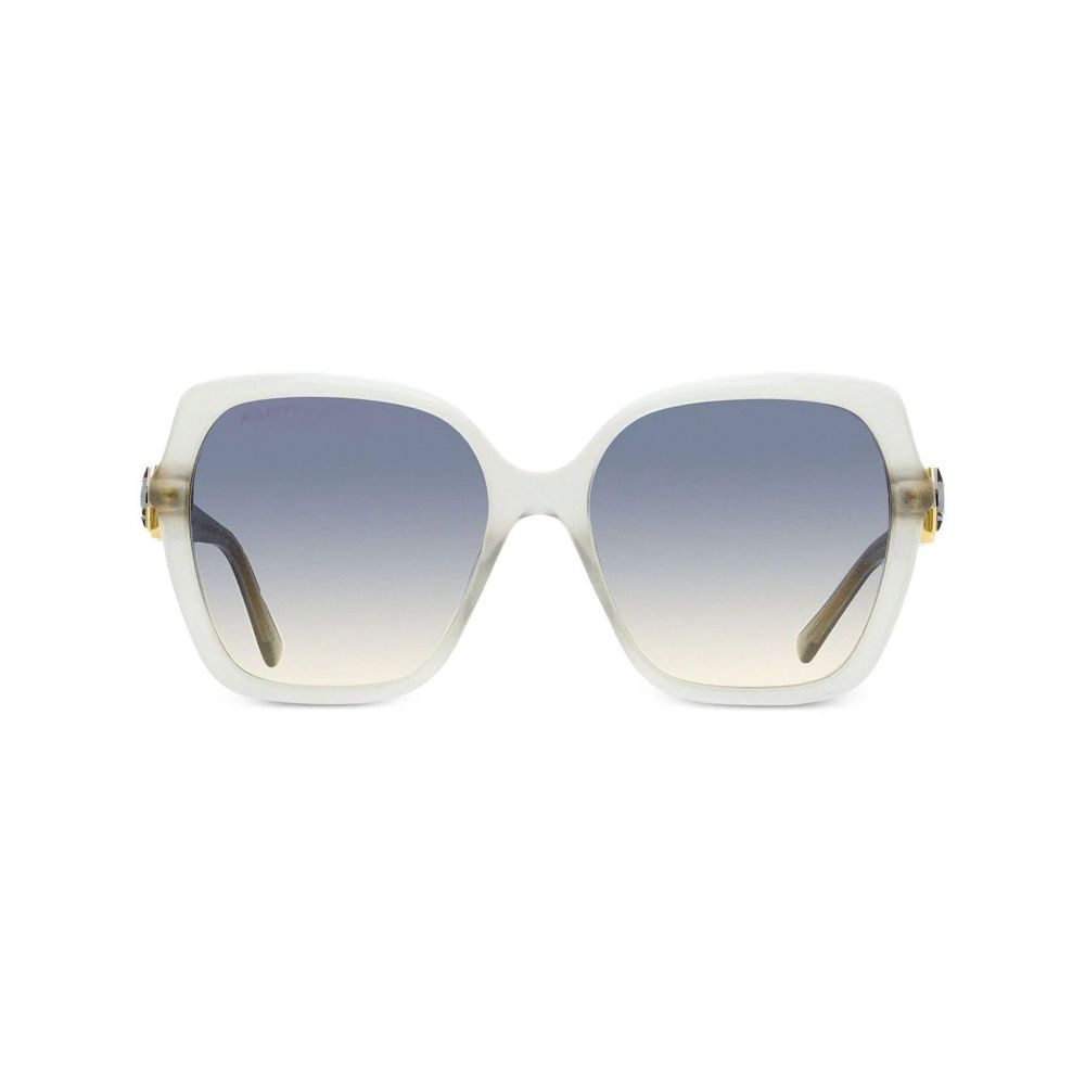 Jimmy Choo Weiße Kunstharz-Sonnenbrille