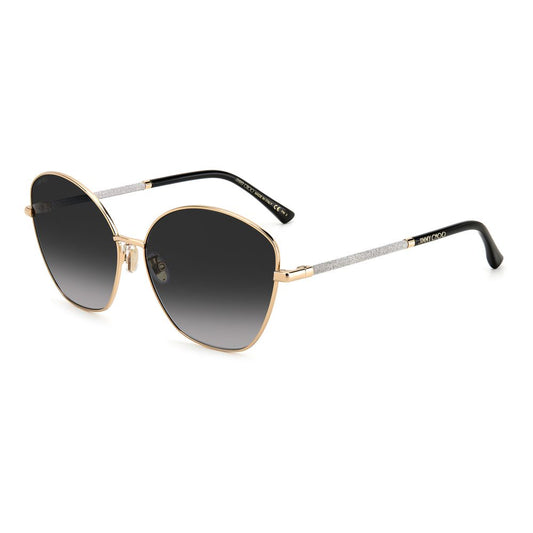 Jimmy Choo Goldene Metall-Sonnenbrille