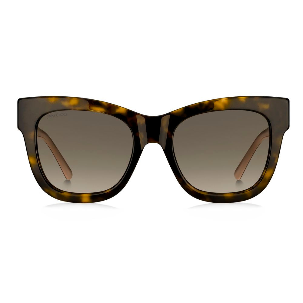 Jimmy Choo Braune Acetat-Sonnenbrille