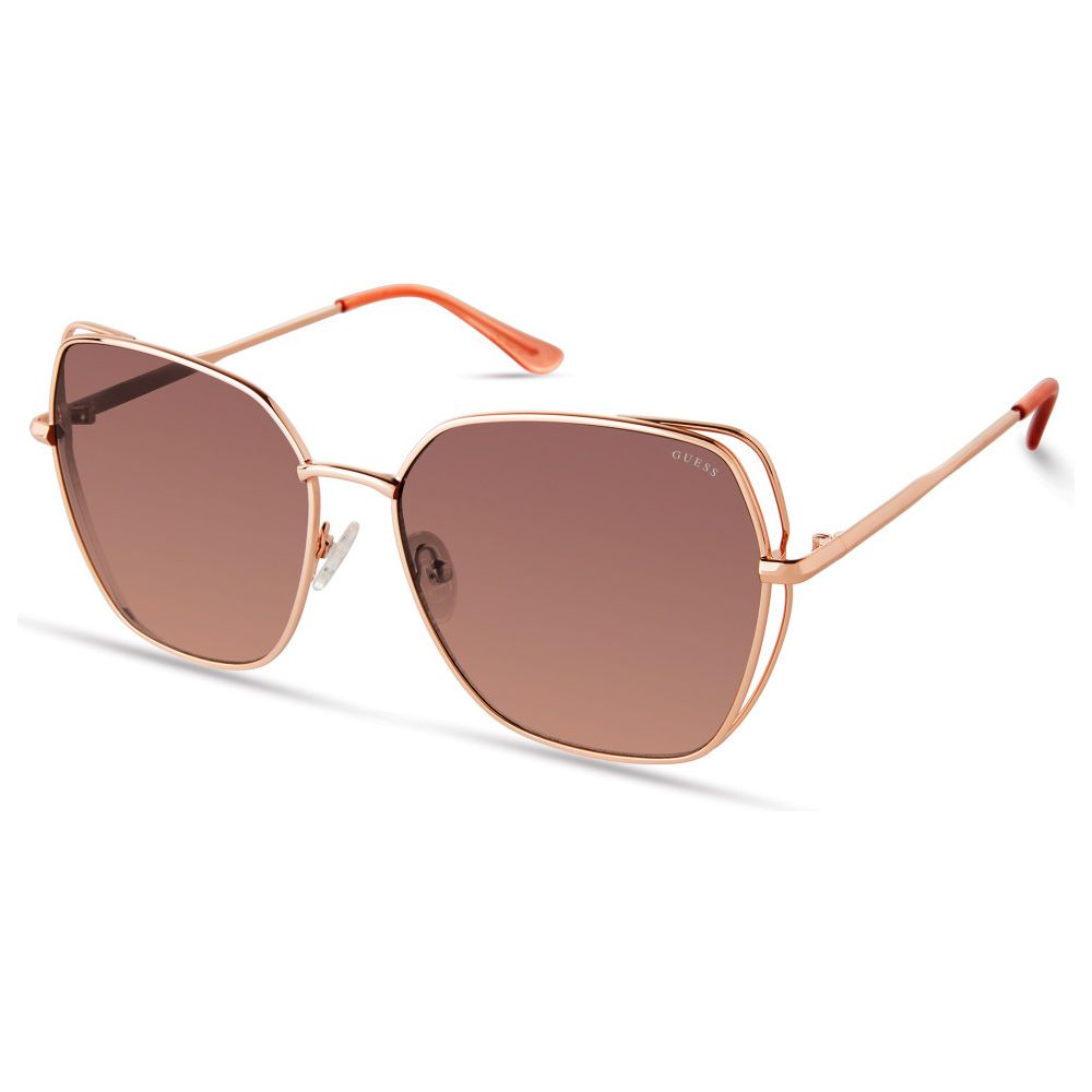 Guess Rosa Metall-Sonnenbrille