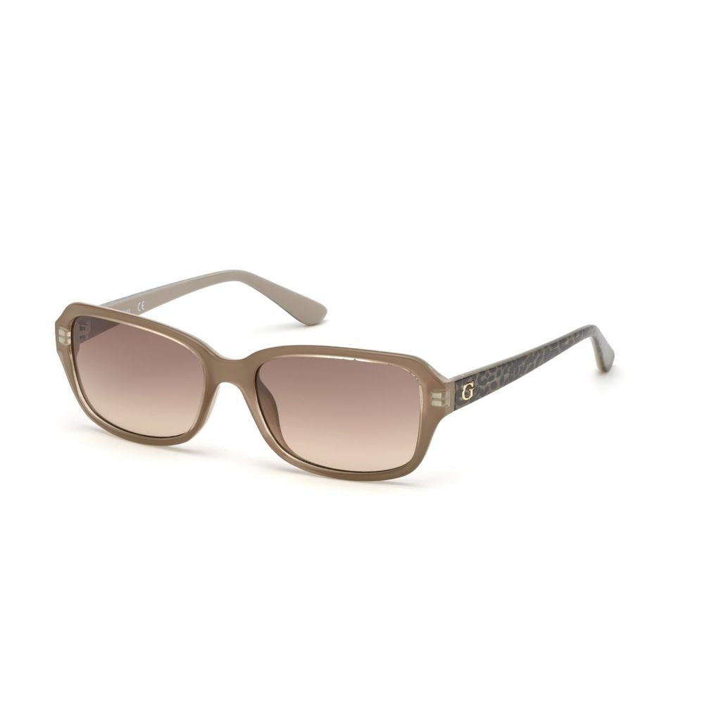 Guess Beige gespritzte Sonnenbrille