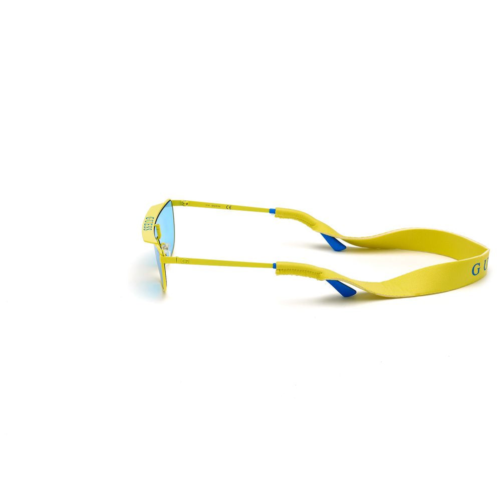 Guess Gelbe Metall-Sonnenbrille