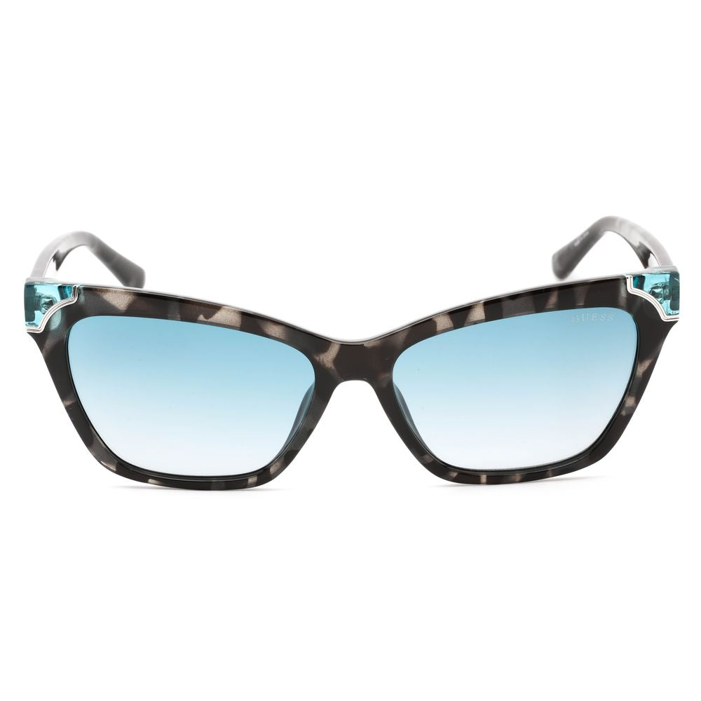 Guess Blaue Plastiksonnenbrille