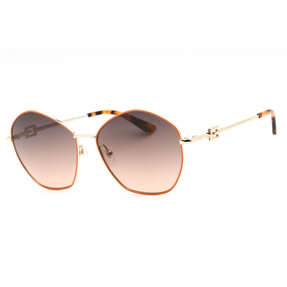 Guess Orangefarbene Metall-Sonnenbrille