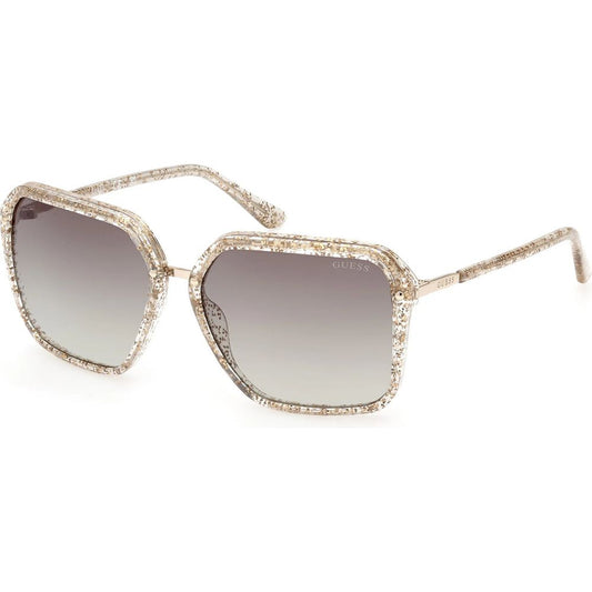 Guess Transparente Metall-Sonnenbrille