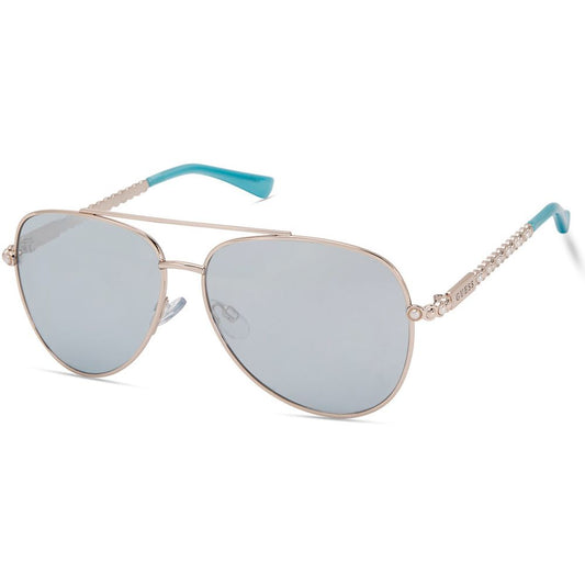 Guess Rosa Metall-Sonnenbrille