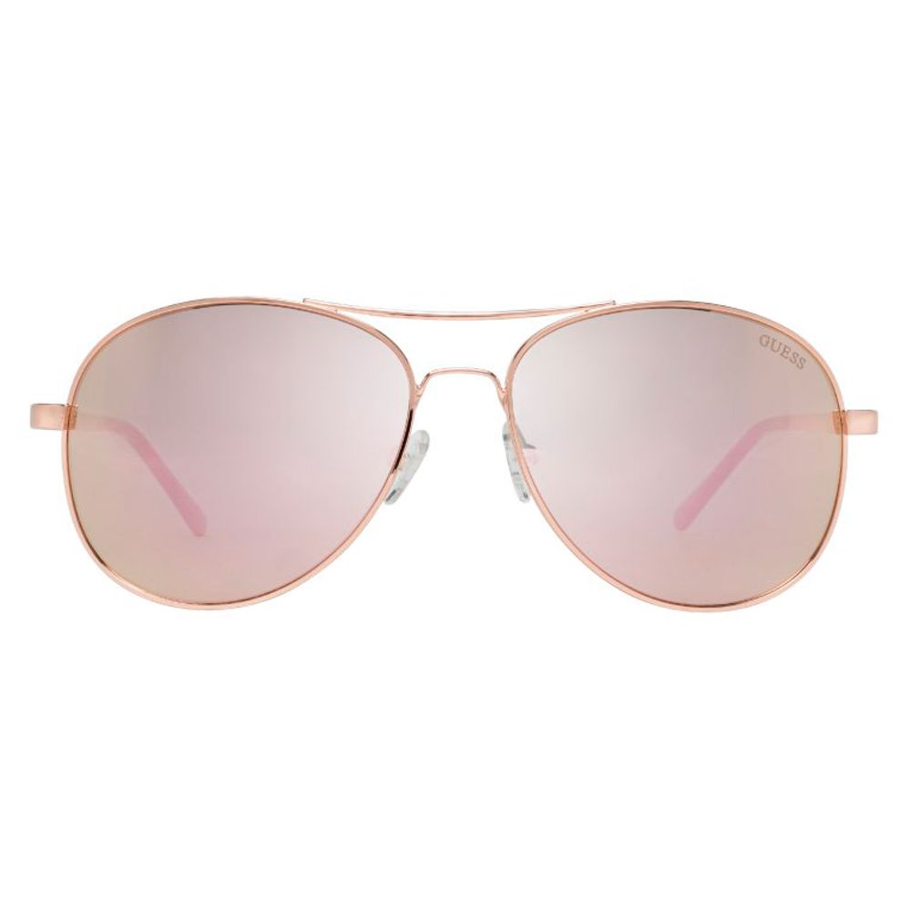 Guess Rosa Metall-Sonnenbrille