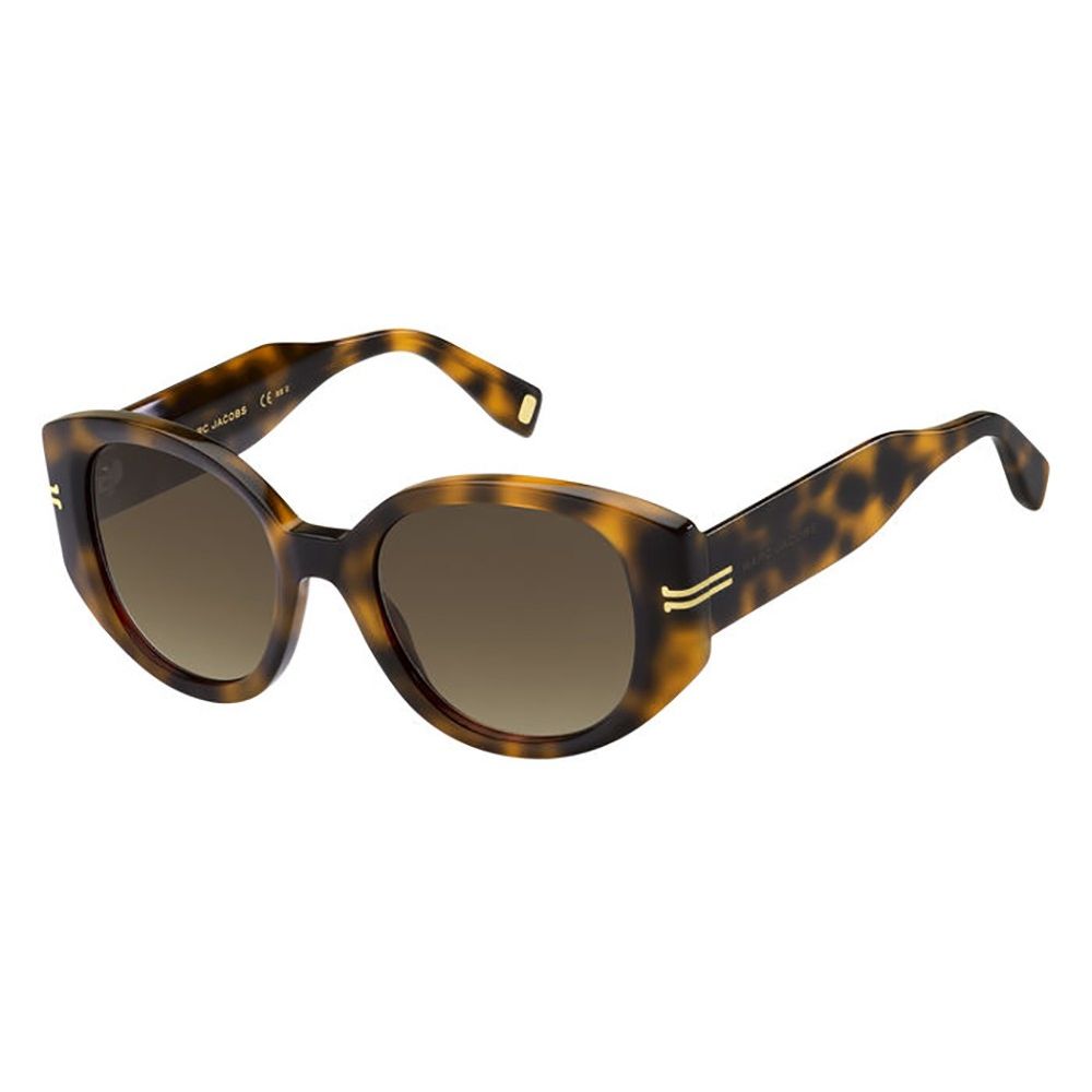 Marc Jacobs Braune Plastiksonnenbrille