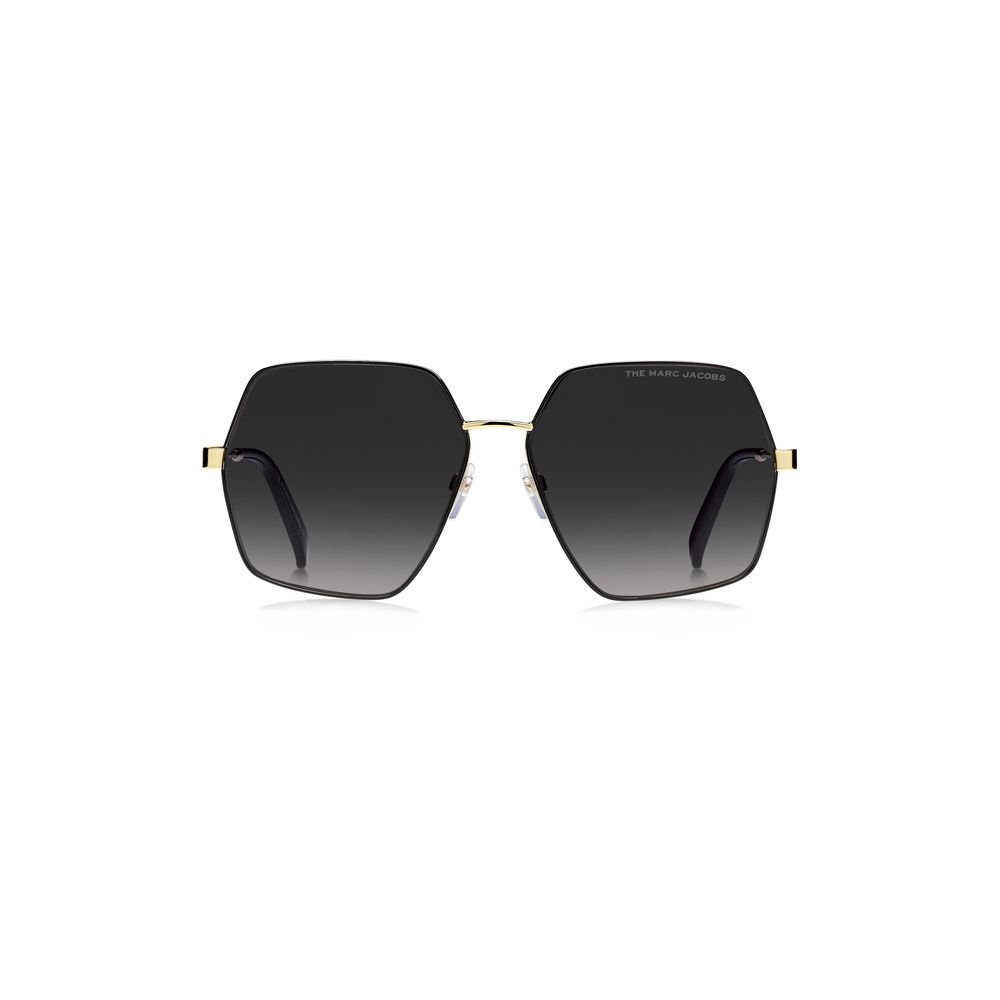 Marc Jacobs Schwarze Metall-Sonnenbrille