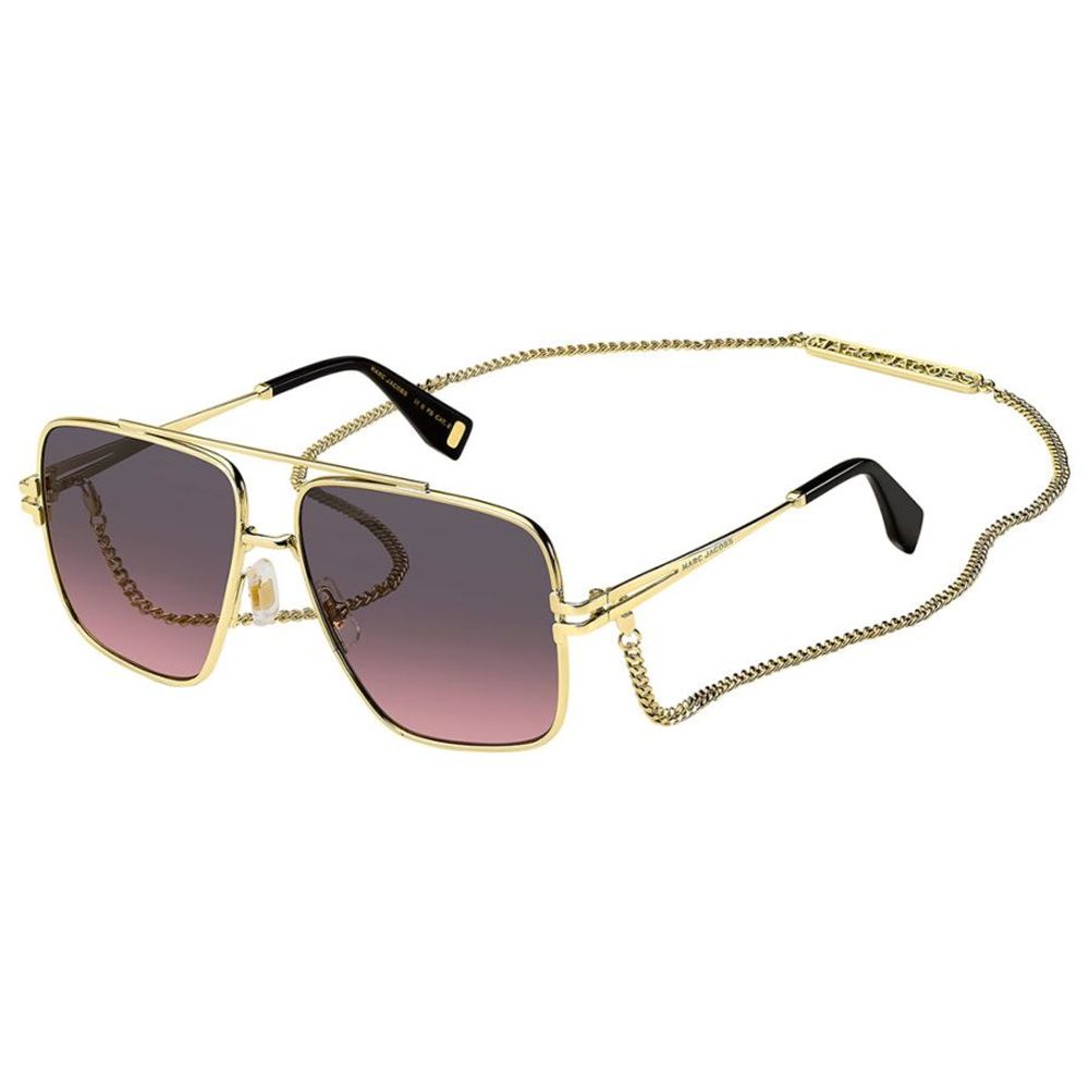 Marc Jacobs Goldene Metall-Sonnenbrille