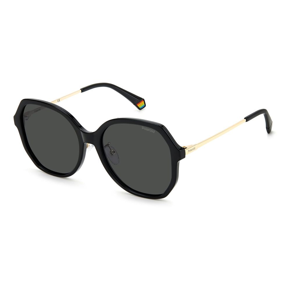 Polaroid Schwarze Plastiksonnenbrille