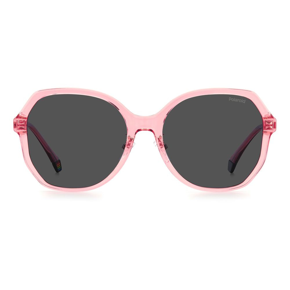 Polaroid Rosa Plastik-Sonnenbrille