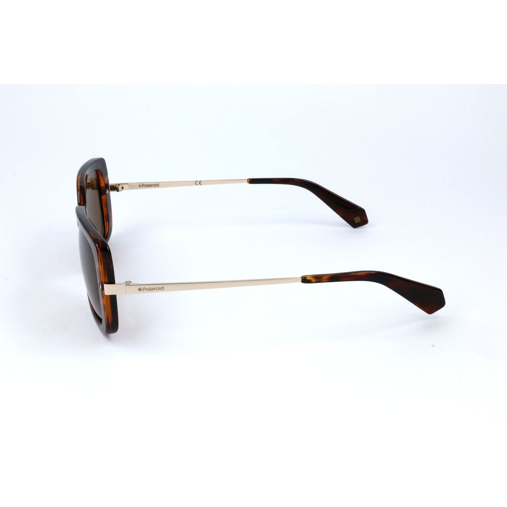 Polaroid Braune Metall-Sonnenbrille