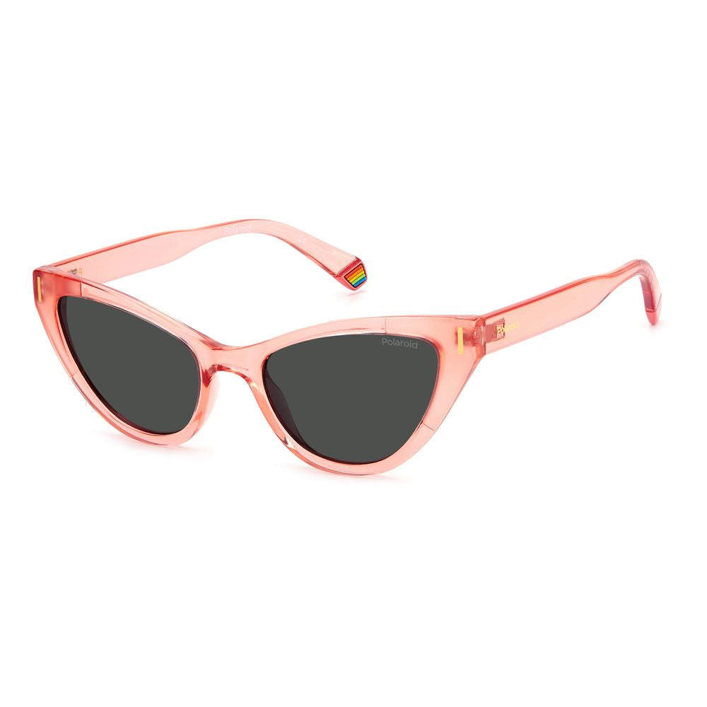 Polaroid Rosa Plastik-Sonnenbrille