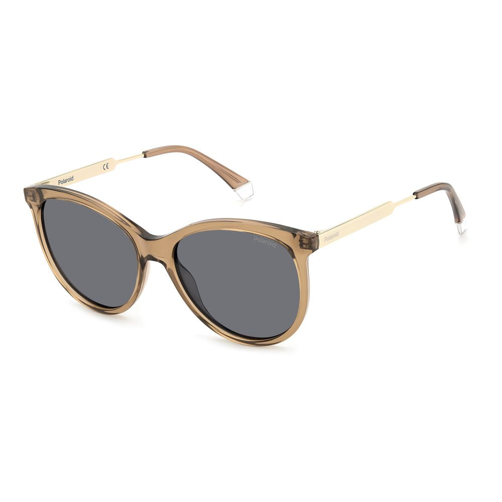 Polaroid Beige Sonnenbrille aus Harz