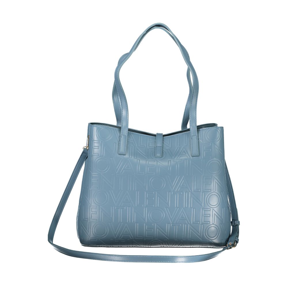 Valentino Bags Hellblaue Polyethylen-Handtasche