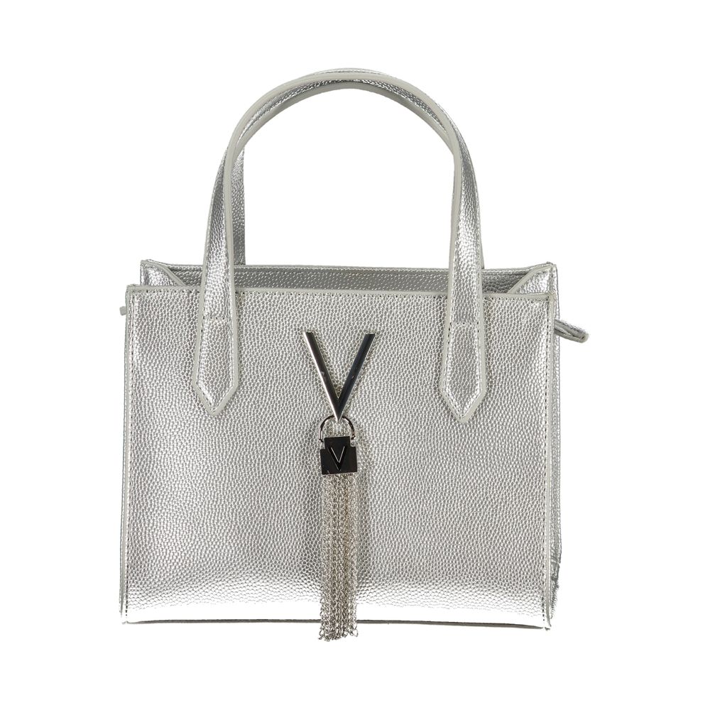 Valentino Bags Silberne Polyethylen-Handtasche