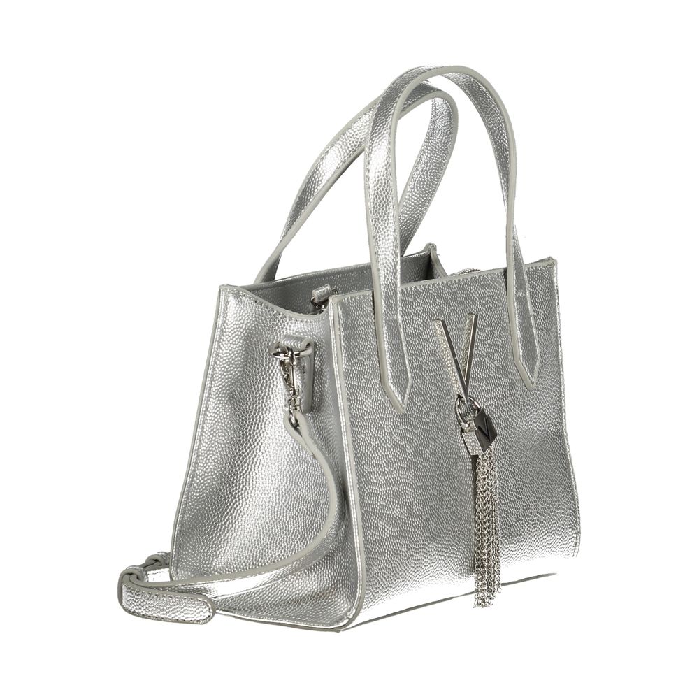 Valentino Bags Silberne Polyethylen-Handtasche