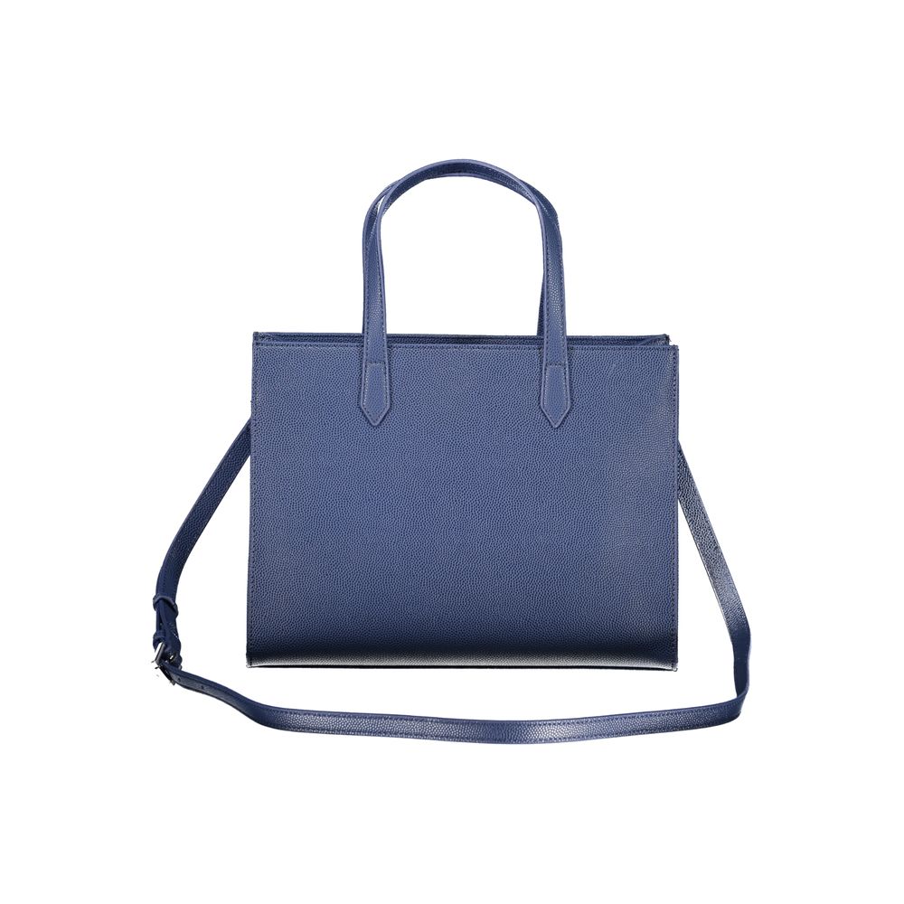 Valentino Bags Blaue Polyethylen-Handtasche