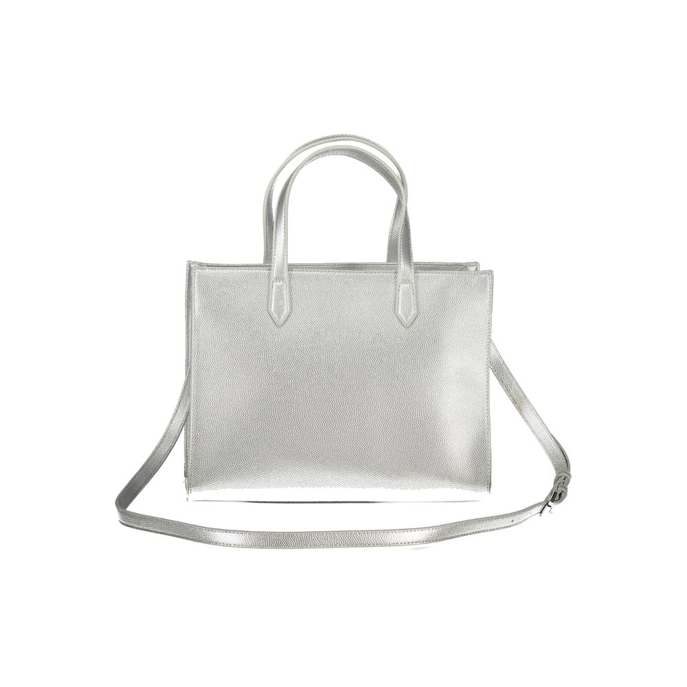 Valentino Bags Silberne Polyethylen-Handtasche