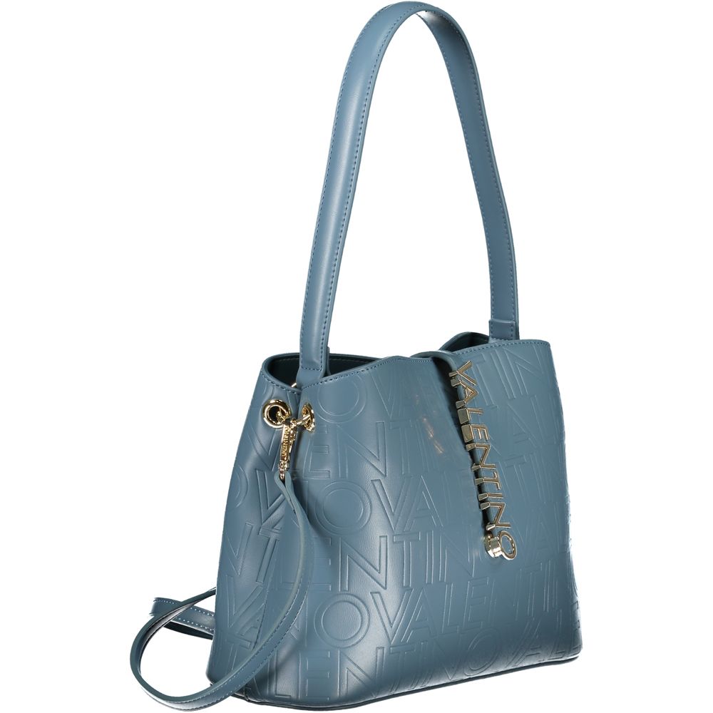 Valentino Bags Hellblaue Polyethylen-Handtasche