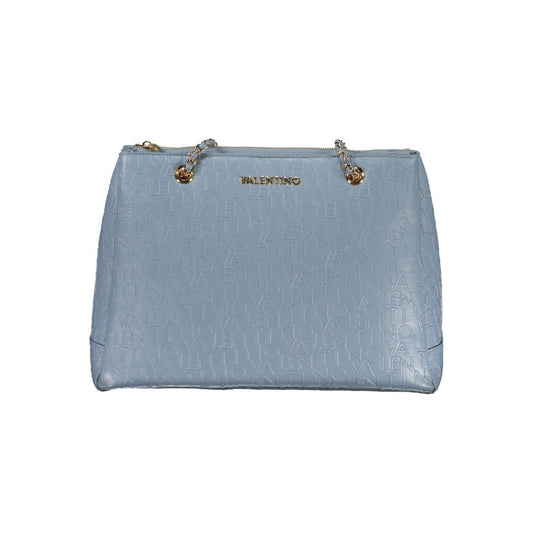 Valentino Bags Hellblaue Polyethylen-Handtasche