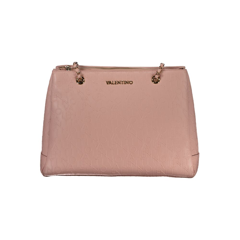 Valentino Bags Rosa Polyethylen-Handtasche