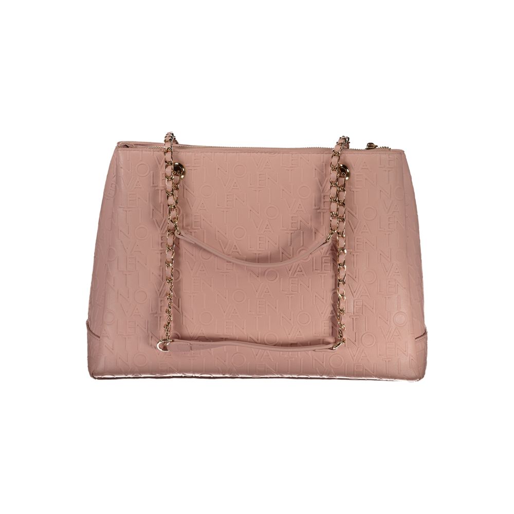 Valentino Bags Rosa Polyethylen-Handtasche