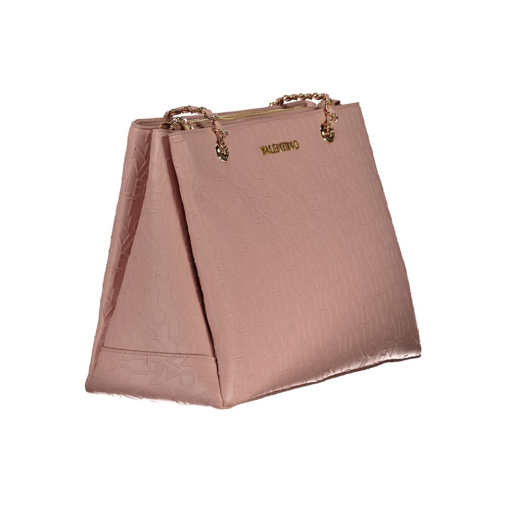 Valentino Bags Rosa Polyethylen-Handtasche