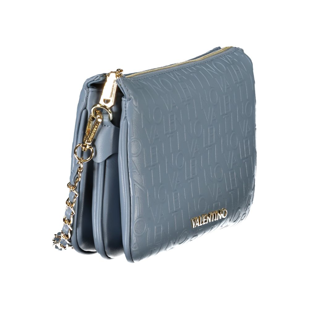 Valentino Bags Hellblaue Polyethylen-Handtasche