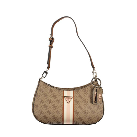 Guess Jeans Beige Polyethylen Handtasche