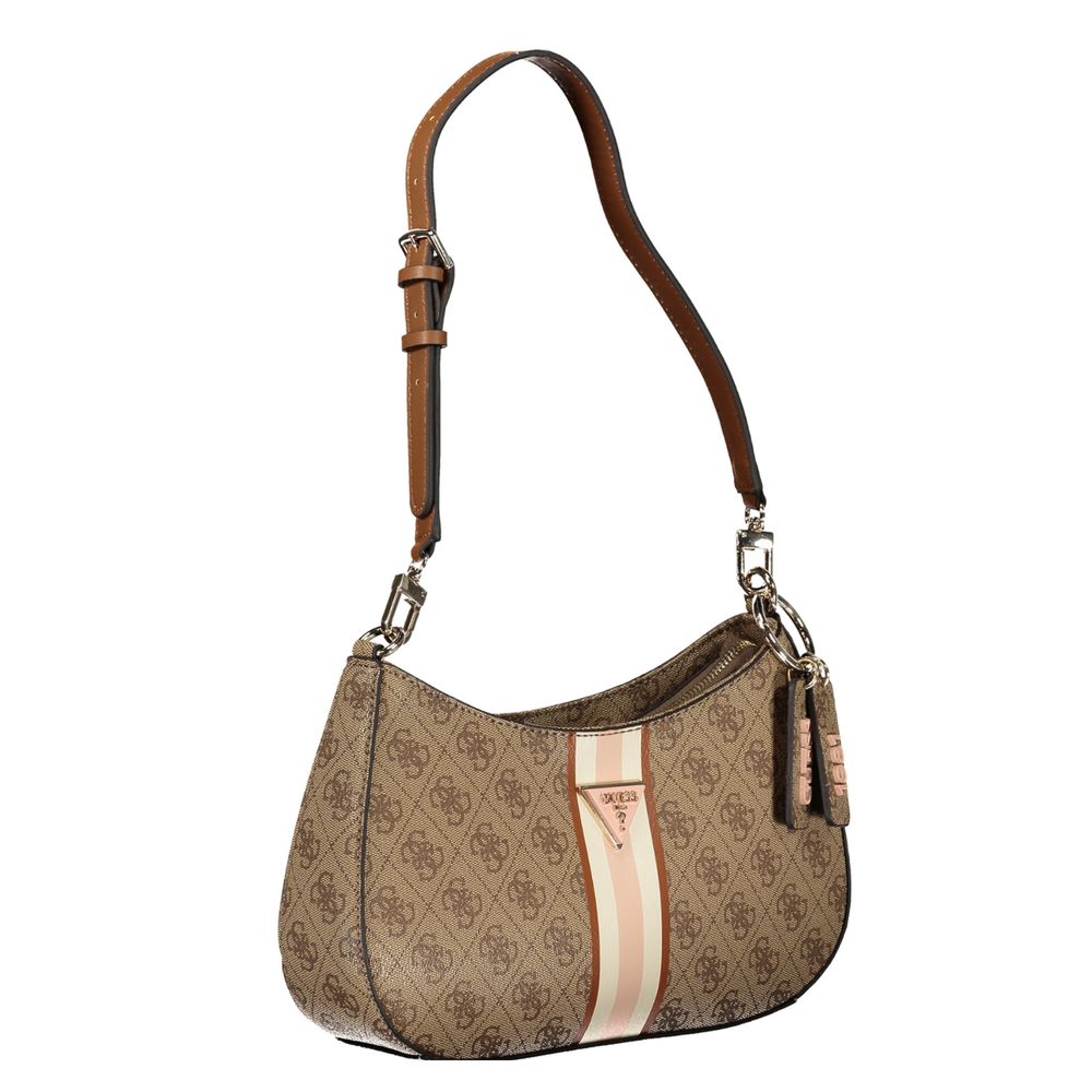 Guess Jeans Beige Polyethylen Handtasche