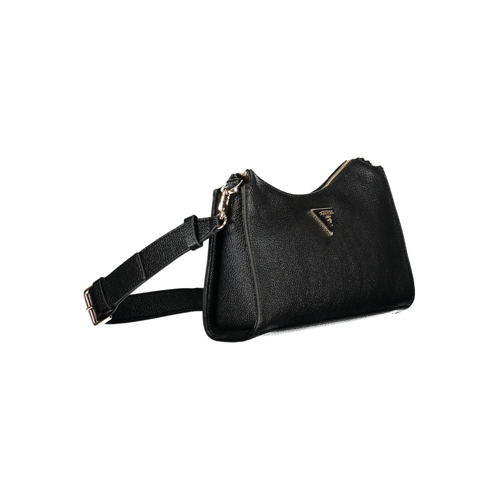 Guess Jeans Schwarze Polyethylen-Handtasche