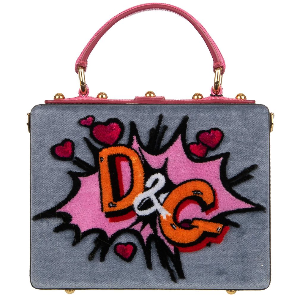 Dolce & Gabbana Multicolor Viskose Handtasche