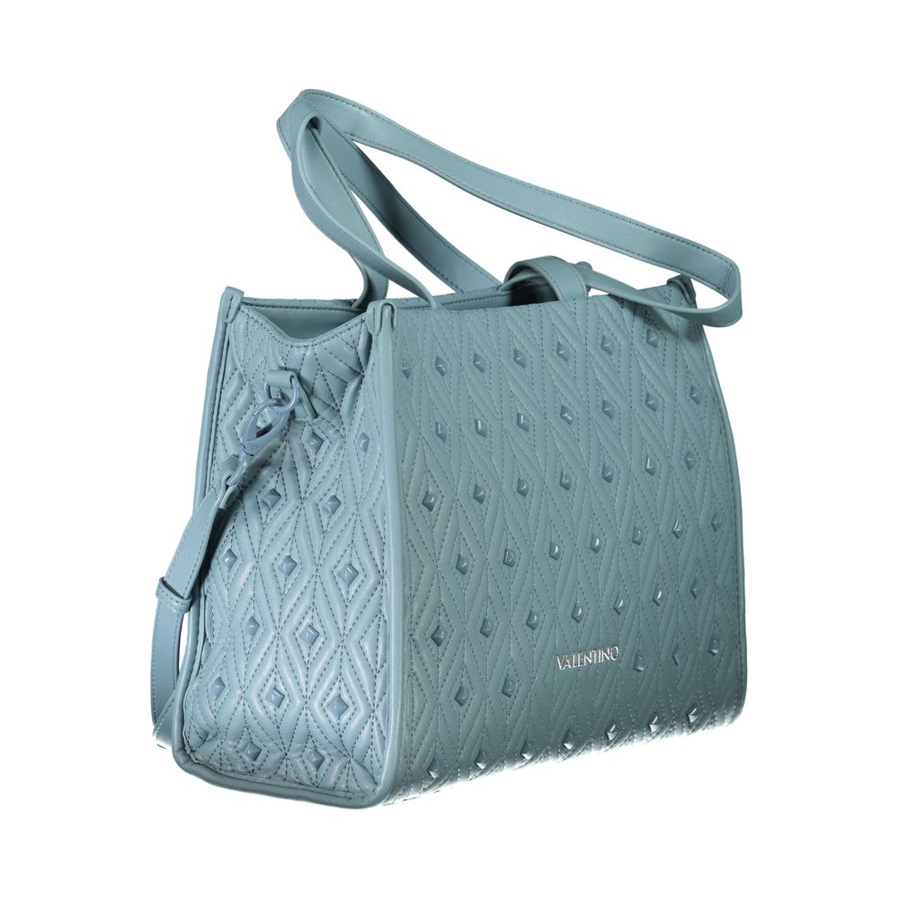 Valentino Bags Hellblaue Polyester Handtasche